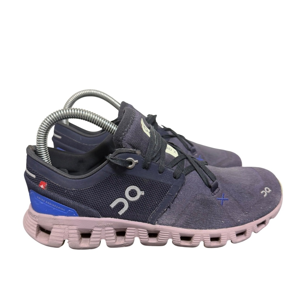 On Running Sneakers Womens 6.5 Cloud X Purple Pink EUC